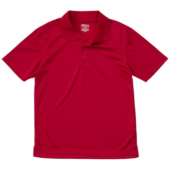 Classroom School Uniforms Adult Moisture Wicking Polo Shirt 58604, 2XL, Red