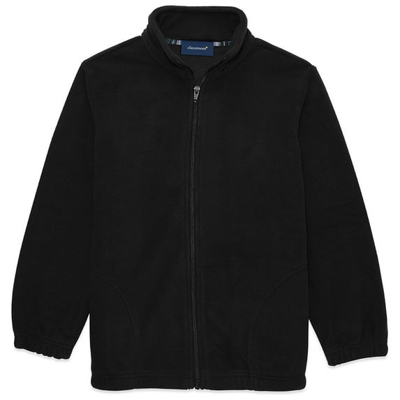 Classroom School Uniforms Adult Polar Fleece Jacket 59204, M, Black
