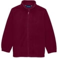 thumbnail image 1 of Classroom School Uniforms Big Kid Polar Fleece Jacket 59202, S, Burgundy, 1 of 3
