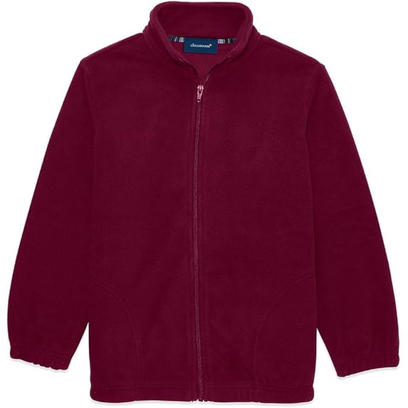 Classroom School Uniforms Big Kid Polar Fleece Jacket 59202, S, Burgundy