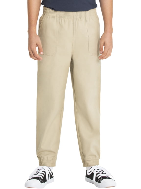 School Uniforms Adult Pull-On Jogger Pant for Men and Women with Elastic Waist