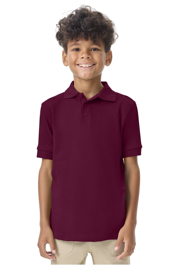 School Uniforms Adult Short Sleeve Interlock Polo CR891