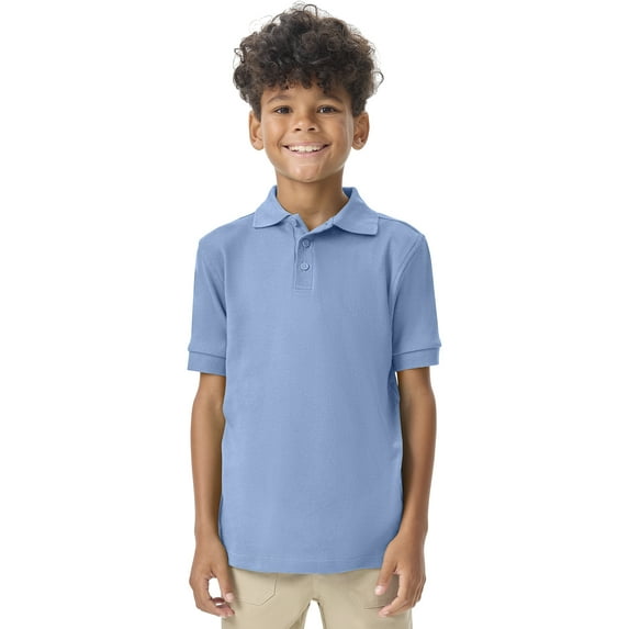 Classroom School Uniforms Adult Short Sleeve Interlock Polo CR891