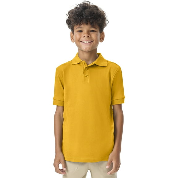 Classroom School Uniforms Adult Short Sleeve Interlock Polo CR891