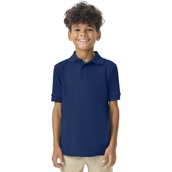 Classroom School Uniforms Adult Short Sleeve Interlock Polo CR891