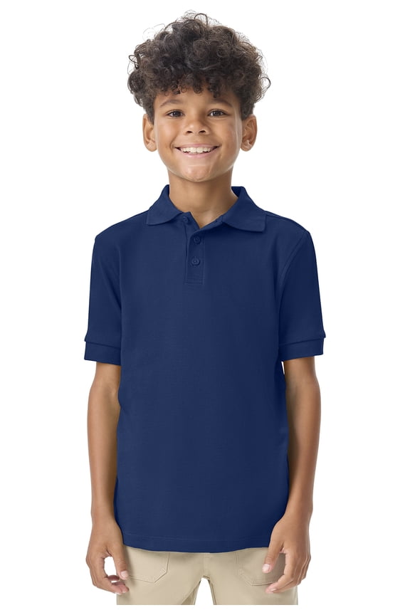 School Uniforms Adult Short Sleeve Interlock Polo CR891