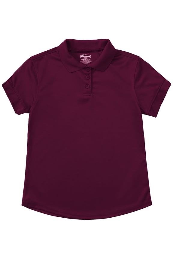 School Uniform S/S Polo Moisture Wicking 58634