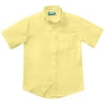 thumbnail image 1 of Classroom School Uniforms Adult Short Sleeve Oxford Shirt 57664, 2XL, Yellow, 1 of 3