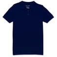thumbnail image 1 of Classroom School Uniforms Adult Short Sleeve Pique Polo CR832X, L, Dark Navy, 1 of 3