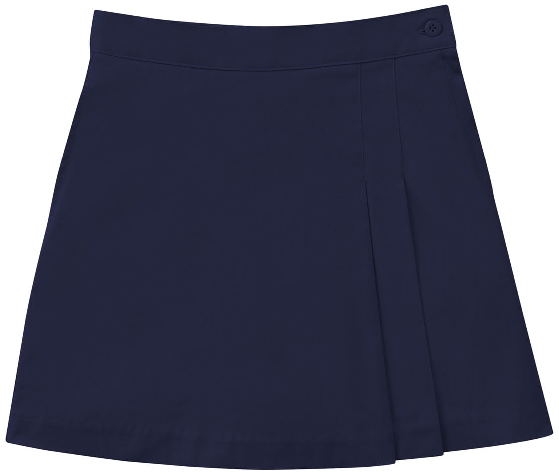 French Toast Big Girls 2-Button Scooter Skirt - Khaki, 7-8