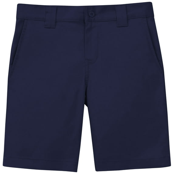 Classroom School Uniforms Adult Stretch Slim Fit Shorts 52484, 34, Dark Navy