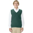 thumbnail image 1 of Classroom School Uniforms Adult V-Neck Sweater Vest 56914, 3XL, Hunter, 1 of 7
