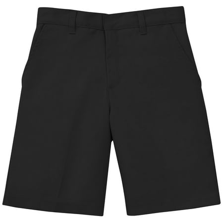 Classroom School Uniforms Big Kid Adjustable Waist Flat Front Shorts 52362, 20, Black