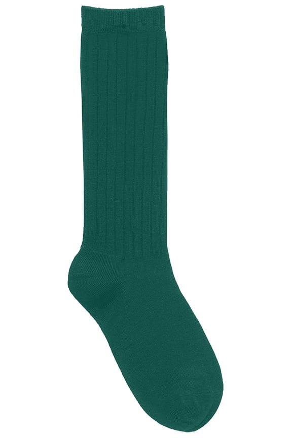 School Uniforms Big Kid Cable Knee Hi 3 Pack Socks 5HF102, L, Hunter