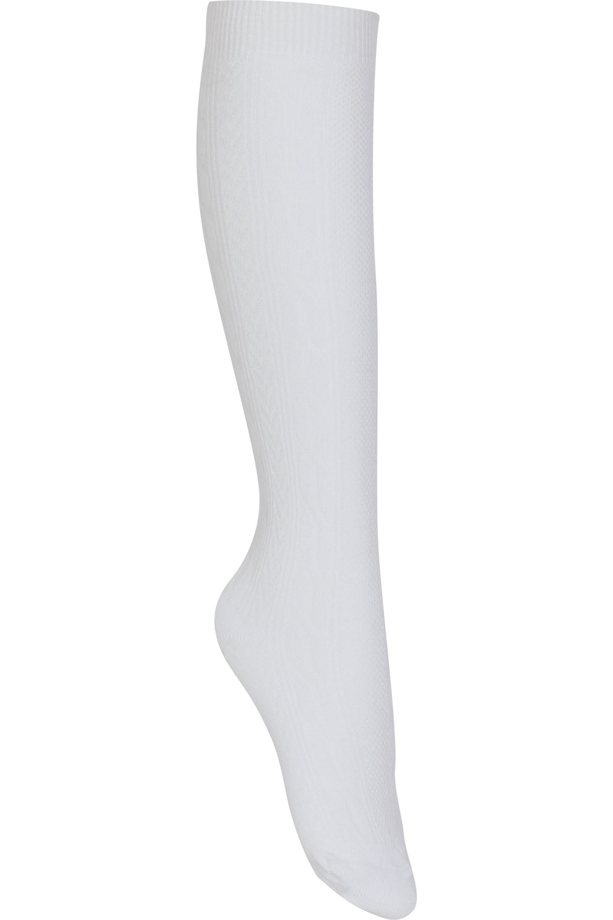 School Uniforms Big Kid Cable Knee Hi 3 Pack Socks 5HF102, L, White