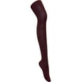 thumbnail image 1 of Classroom School Uniforms Big Kid Cable Knit Tights 5HF302, AVG, Burgundy, 1 of 2