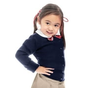 CLASSROOM School Uniforms Big Kid Cardigan Sweater 56422, S, Dark Navy