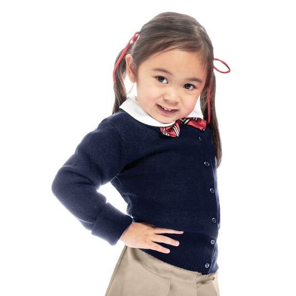 Classroom School Uniforms Big Kid Cardigan Sweater 56422, S, Dark Navy