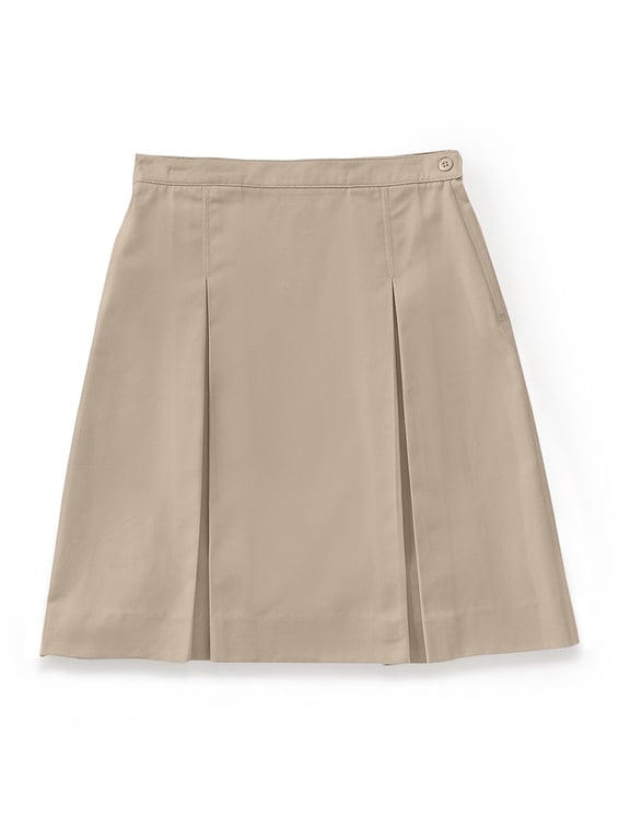 School Uniforms Girls Longer Length Kick Pleat Skirt