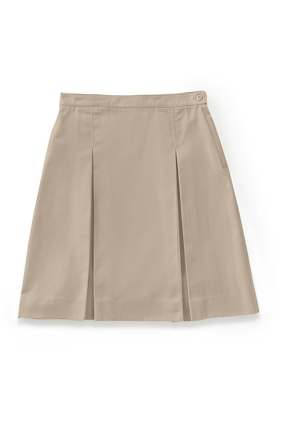 School Uniforms Girls Longer Length Kick Pleat Skirt