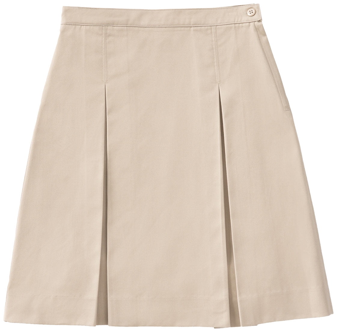 Unik Girl s School Uniform Skirt with Built in Shorts Khaki Size 8 Walmart