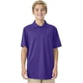 thumbnail image 1 of Classroom School Uniforms Big Kid Moisture Wicking Polo CR860Y, M, Dark Purple, 1 of 6