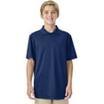 thumbnail image 1 of Classroom School Uniforms Big Kid Moisture Wicking Polo CR860Y, S, SS Navy, 1 of 5