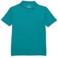 thumbnail image 1 of Classroom School Uniforms Big Kid Moisture Wicking Polo CR860Y, XL, Teal, 1 of 2
