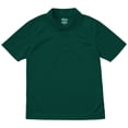 thumbnail image 1 of Classroom School Uniforms Big Kid Moisture Wicking Polo Shirt 58602, L, SS Hunter Green, 1 of 3