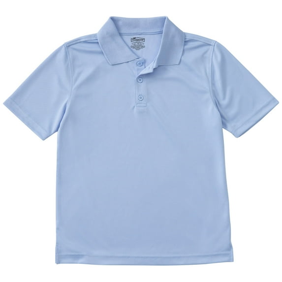 Classroom School Uniforms Big Kid Moisture Wicking Polo Shirt 58602, XL, SS Light Blue