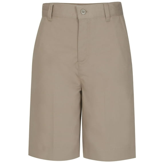 Classroom School Uniforms Big Kid Plus Flat Front Shorts 52943, 14h, Khaki
