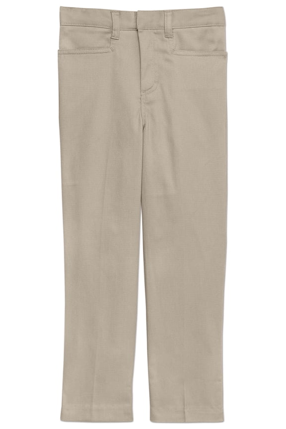 School Uniforms Big Kid Plus Stretch Low Rise Pant 51073AZ, 18h, Khaki
