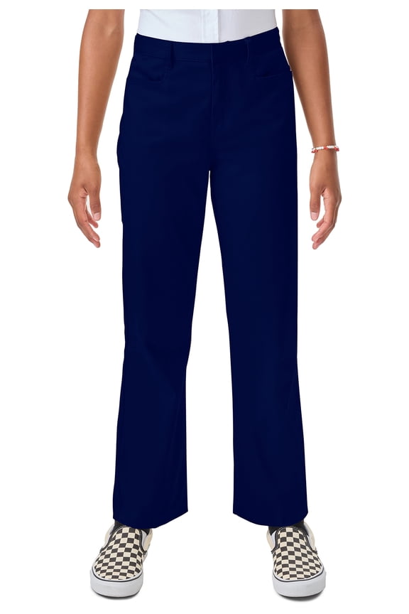 School Uniforms Big Kid Plus Stretch Low Rise Pant 51073AZ, 20h, Dark Navy