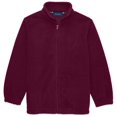 thumbnail image 1 of Classroom School Uniforms Big Kid Polar Fleece Jacket 59202, M, Burgundy, 1 of 3
