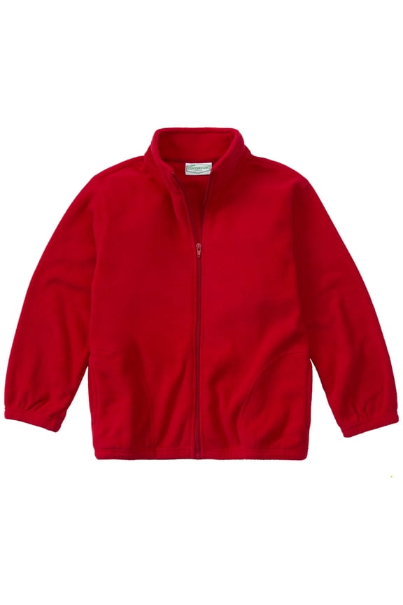 School Uniforms Big Kid Polar Fleece Jacket 59202, M, Red, Little Boys, Male