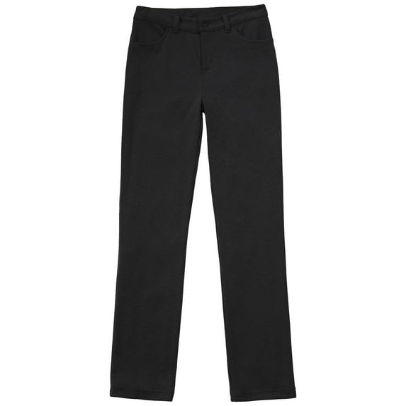 Classroom School Uniforms Big Kid Ponte Tapered Leg Pant 51142AZ, 10, Black