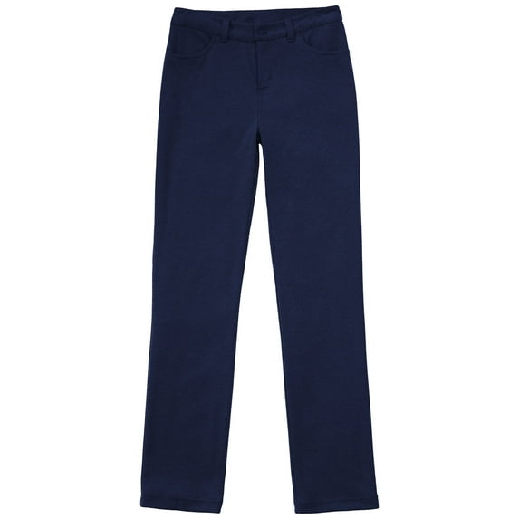 Classroom School Uniforms Big Kid Ponte Tapered Leg Pant 51142AZ, 10, Dark Navy