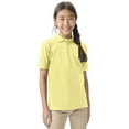 thumbnail image 1 of Classroom School Uniforms Big Kid Short Sleeve Pique Polo CR832Y, L, Yellow, 1 of 7