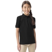 Classroom School Uniforms Big Kid Short Sleeve Pique Polo CR832Y, M, SS Black