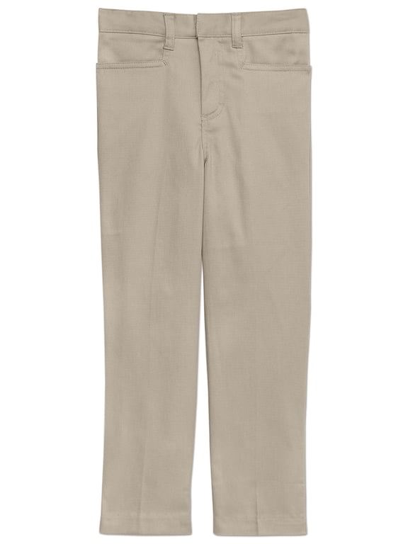 School Uniforms Big Kid Stretch Low Rise Pant 51072AZ, 14, Khaki