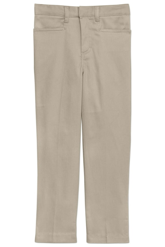 School Uniforms Big Kid Stretch Low Rise Pant 51072AZ, 14, Khaki