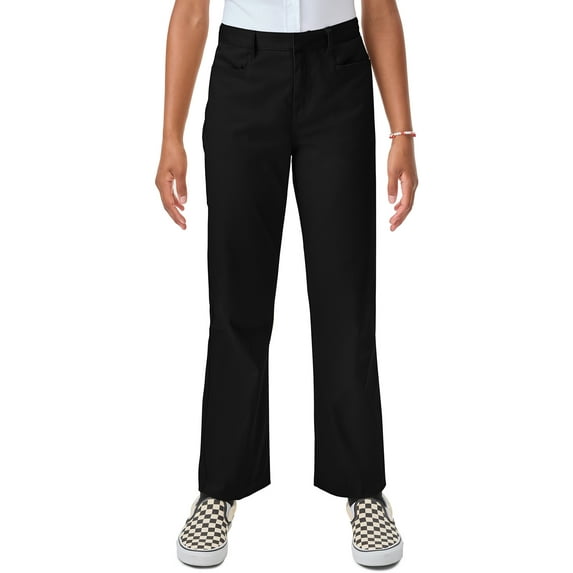 Classroom School Uniforms Big Kid Stretch Low Rise Pant 51072AZ, 16, Black