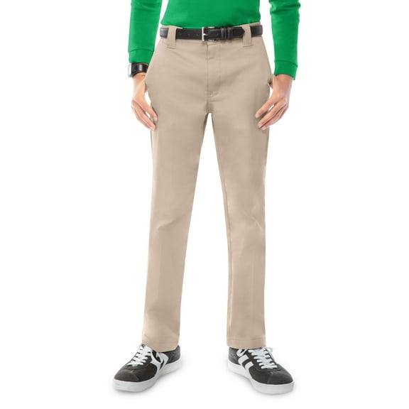 Classroom School Uniforms Big Kid Stretch Narrow Leg Pant 50482, 18, Khaki
