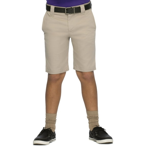 Classroom School Uniforms Big Kid Stretch Slim Fit Shorts 52482A, 12, Khaki