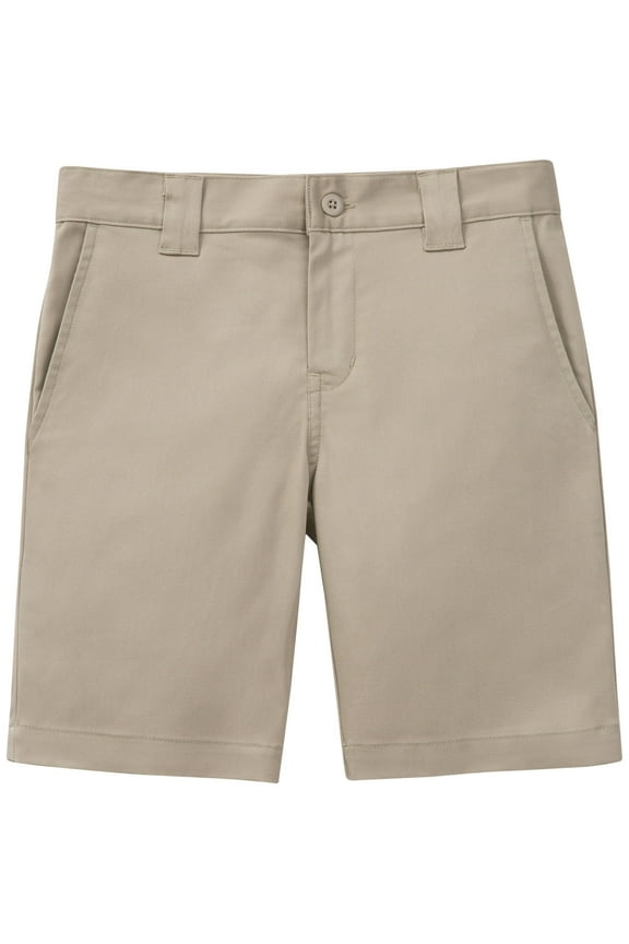 School Uniforms Big Kid Stretch Slim Fit Shorts 52483A, 12H, Khaki