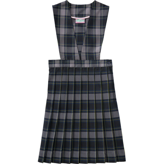 Classroom School Uniforms Big Kid V-Front Jumper Model 62 5P4622A, 12, Blue