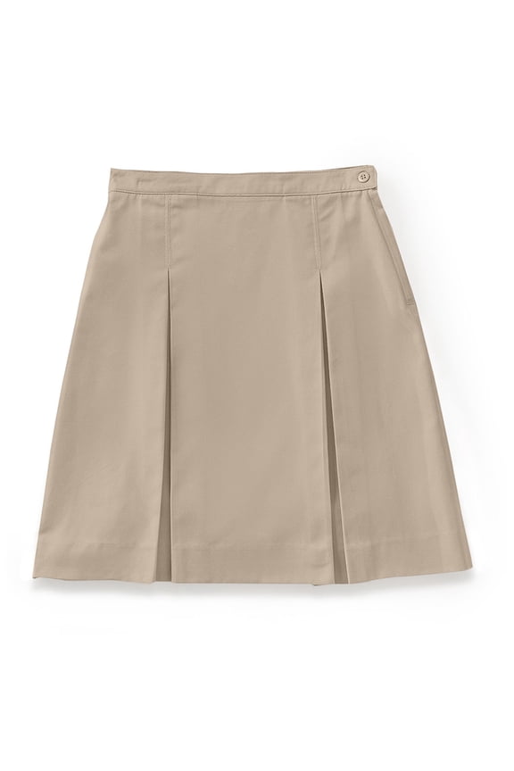 School Uniforms Girls Longer Length Kick Pleat Skirt