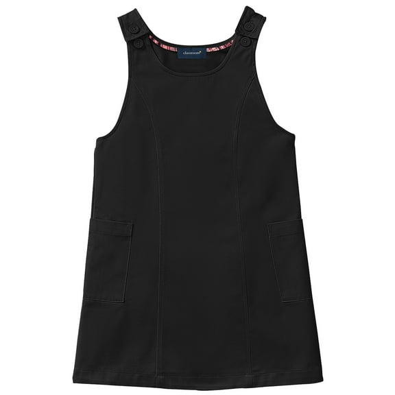 Classroom School Uniforms Little Kid Prince Short Sleeve Seam Jumper 54911, 5, Black