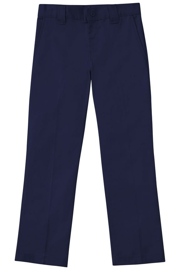 School Uniforms Little Kid Stretch Narrow Leg Pant 50481A, 7, Dark Navy