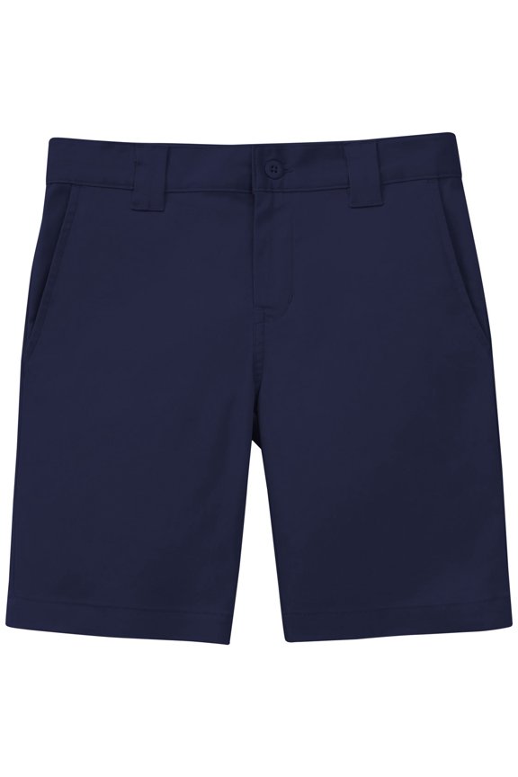 School Uniforms Little Kid Stretch Slim Fit Shorts 52481A, 7, Dark Navy